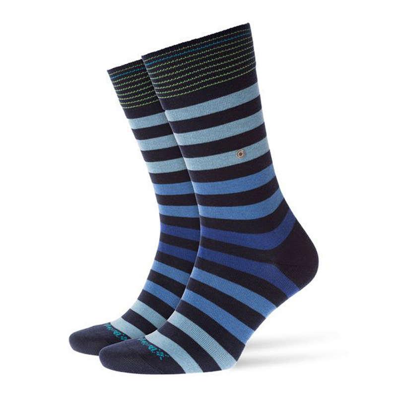  Burlington sock blue stripe Brands Burlington